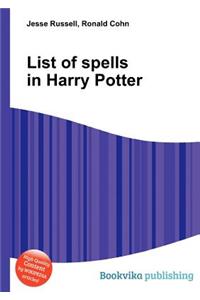 List of Spells in Harry Potter