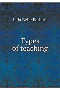 Types of Teaching