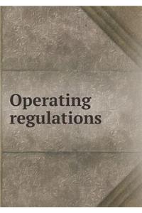 Operating regulations