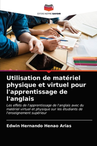 Utilisation de matériel physique et virtuel pour l'apprentissage de l'anglais