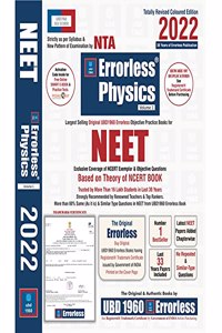 UBD1960 Errorless Physics for NEET as per New Pattern by NTA (Paperback+Free Smart E-book) Totally Revised New Edition 2022 (Set of 2 volumes) by Universal Book Depot 1960 (USS Universal Self Scorer)