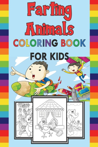 Farting Animals Coloring Book for Kids