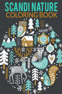 Scandi Nature Coloring Book
