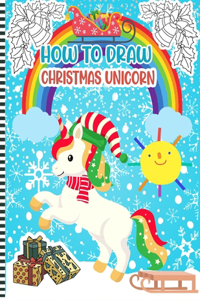 How To Draw Christmas Unicorn