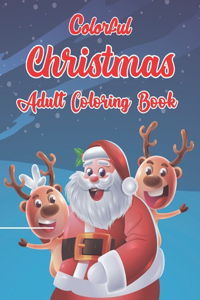 Colorful Christmas Adult Coloring Book