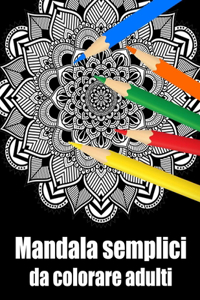 Mandala semplici da colorare adulti
