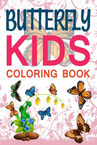 Butterfly Kids Coloring Book