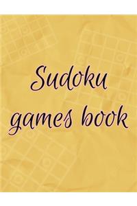 Sudoku games book