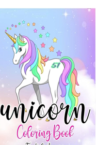 Unicorn: Coloring Book For Kids Ages 4-8