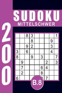 Sudoku Erwachsene Mittelschwer Band 8