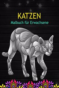 Katzen Malbuch für Erwachsene