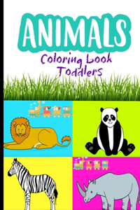 Animals Coloring Book for Toddlers, Kindergarten and Preschool Age