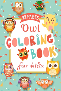 Owl Coloring Book For Kids