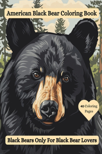 American Black Bear Coloring Book