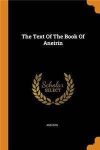 Text of the Book of Aneirin