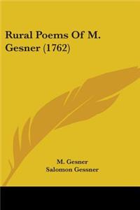 Rural Poems Of M. Gesner (1762)