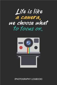 Life Is Like A Camera We Choose What To Focus On