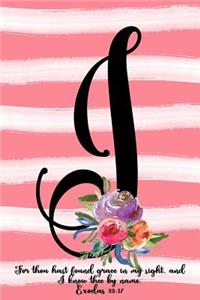 Monogram J Notebook
