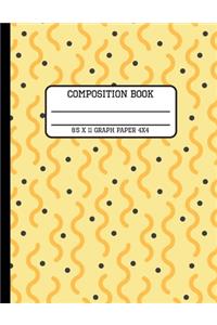 Composition Book Graph Paper 4x4