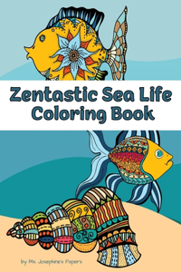 Zentastic Sea Life Coloring Book