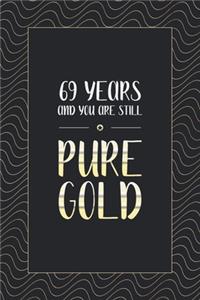 69th Birthday Notebook
