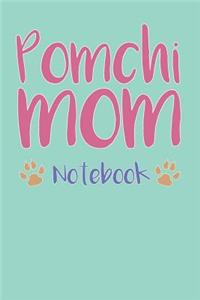 Pomchi Mom Composition Notebook of Pomeranian Chihuahua Dog Mom Journal