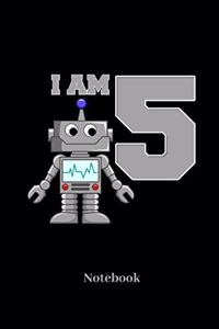 I Am 5 Notebook