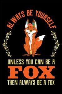 Always Be Yourself Unless You Can Be A Fox Then Always Be A Fox