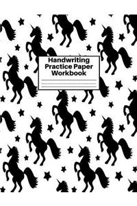Handwriting Practice Paper Workbook