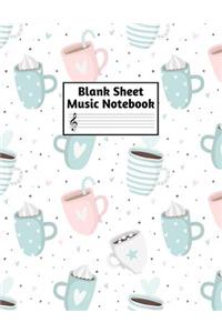 Blank Sheet Music Notebook