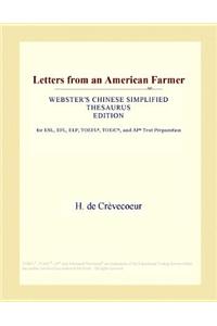 Letters from an American Farmer (Webster's Chinese Simplified Thesaurus Edition)