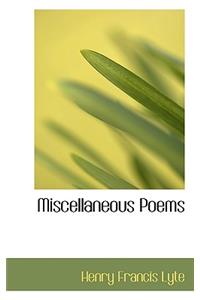 Miscellaneous Poems