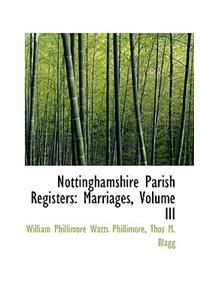 Nottinghamshire Parish Registers