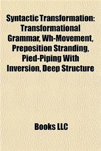 Syntactic Transformation