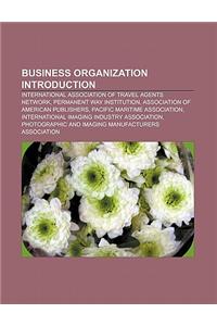 Business Organization Introduction