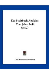 Stadtbuch Apoldas