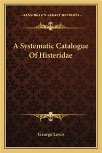 Systematic Catalogue of Histeridae