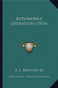 Automobile Operation (1914)