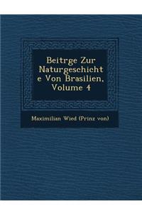 Beitr GE Zur Naturgeschichte Von Brasilien, Volume 4