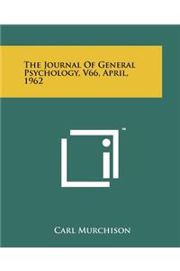 The Journal of General Psychology, V66, April, 1962