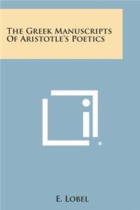 Greek Manuscripts of Aristotle's Poetics