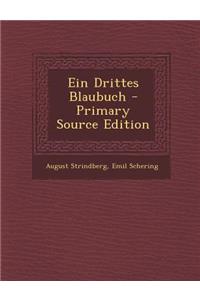Ein Drittes Blaubuch - Primary Source Edition