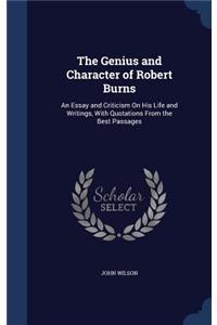 The Genius and Character of Robert Burns
