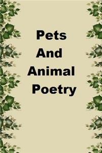 Pets and Animal Poetry