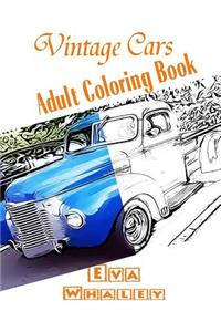 Vintage Cars Adult Coloring book