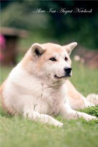 Akita Inu August Notebook Akita Inu Record, Log, Diary, Special Memories, to Do List, Academic Notepad, Scrapbook & More