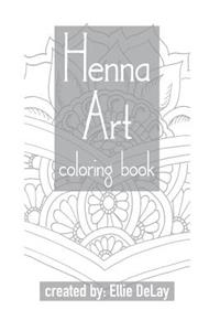 Henna Art Coloring Book