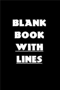 Blank Book With Lines