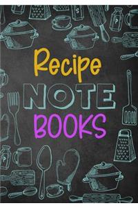 Recipe Note Books