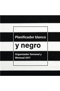 Planificador Blanco y Negro